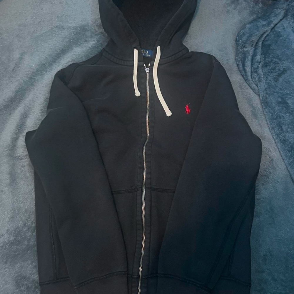 Polo Hoodie Red Logo